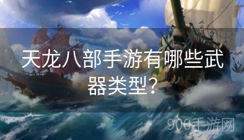 天龙八部手游有哪些武器类型？